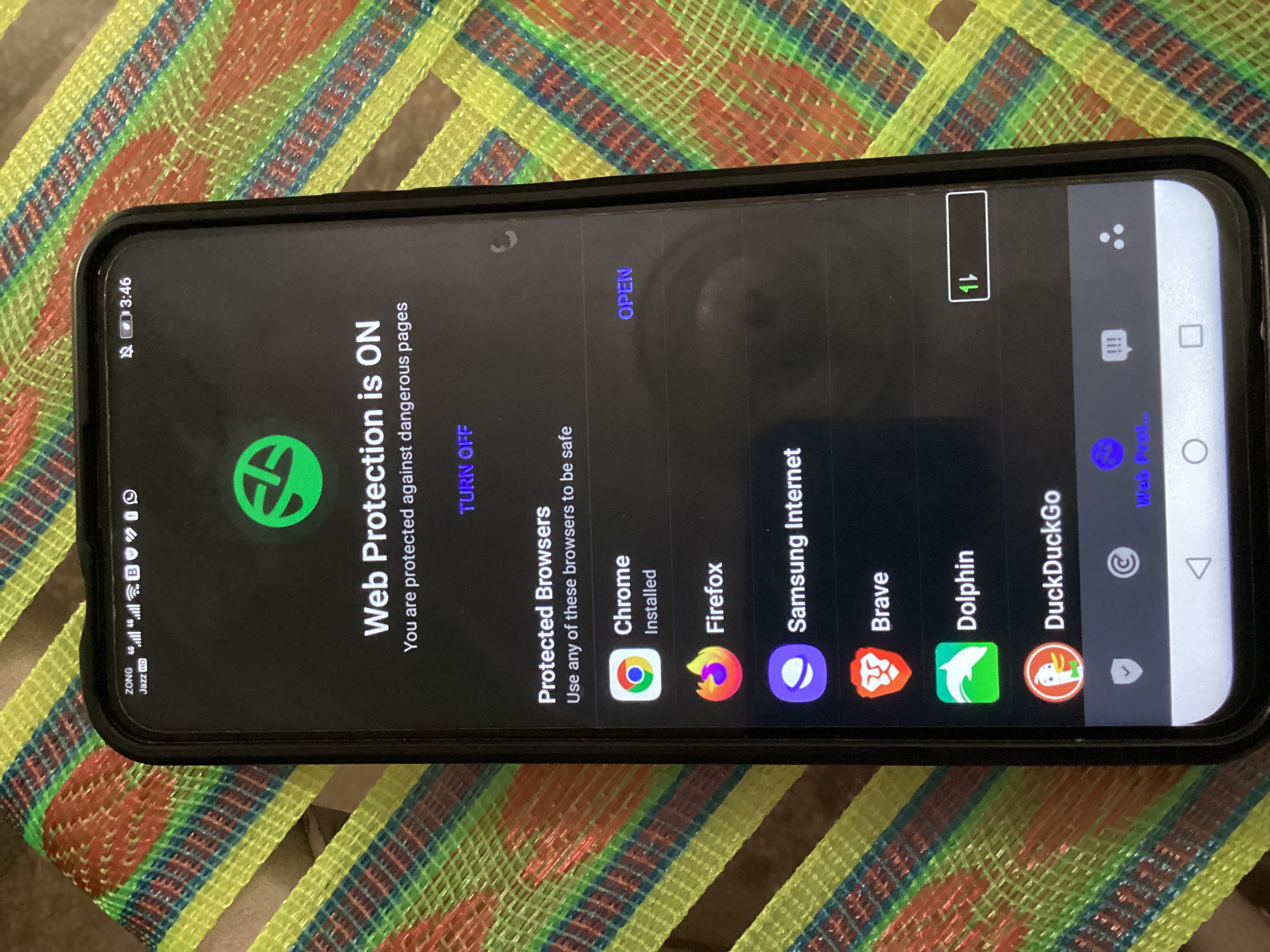 Huawei Y9s Mobile with Box